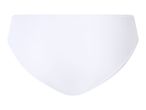 White high-waisted bikini bottom