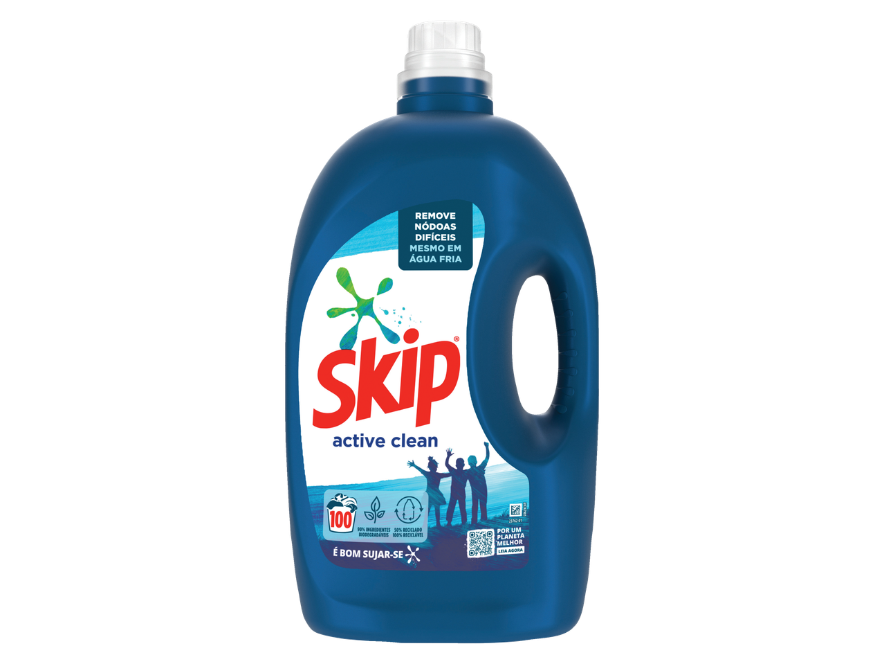 Detergente Máquina Roupa Líquido Active Clean Skip