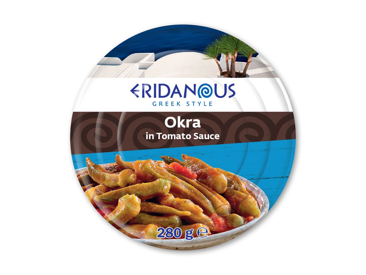 Kridanos' græske okra i tomatsovs.