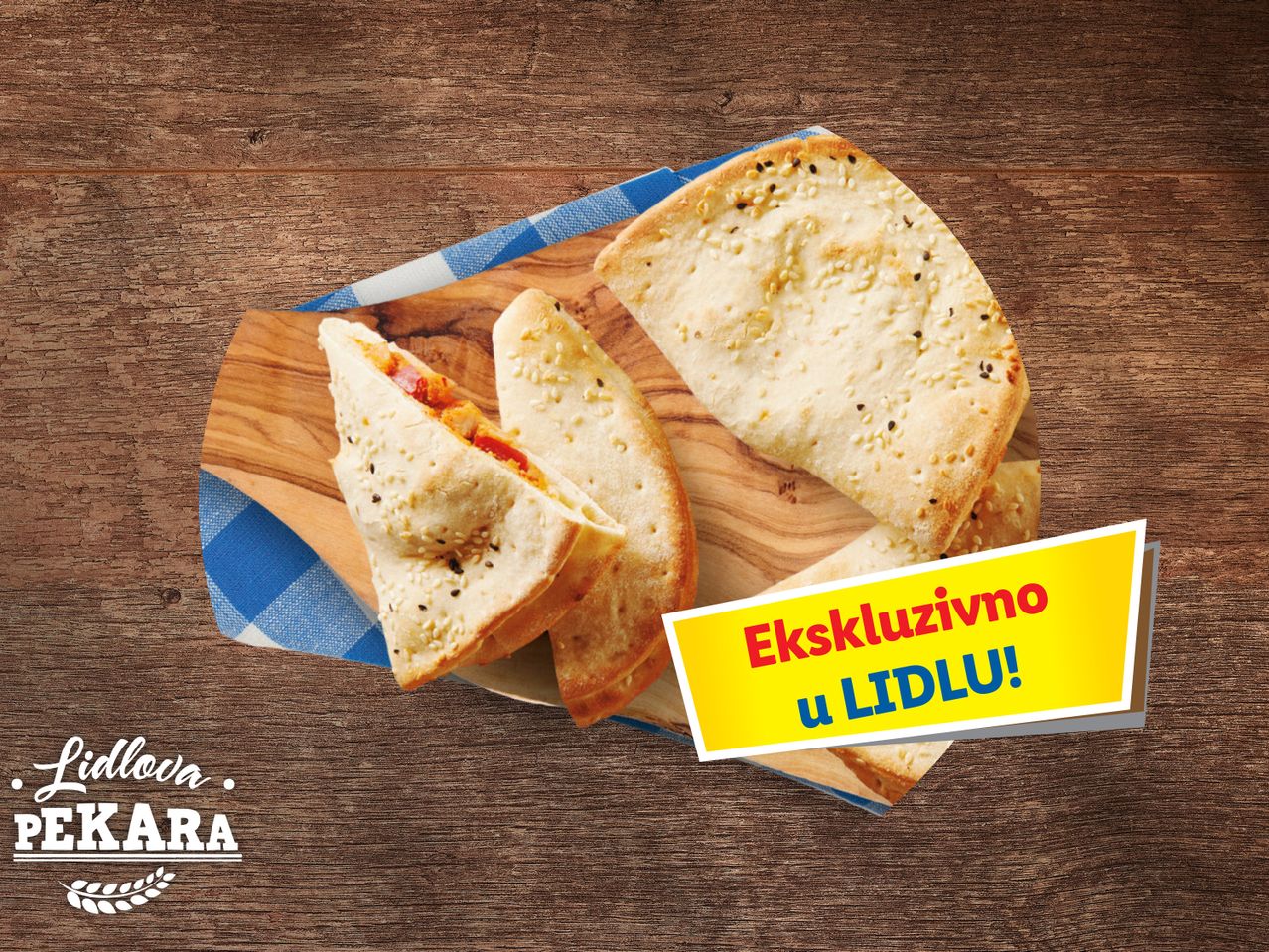 Kruh s lukom iz Pekare Ljetna.