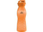 Orange Crivit water bottle with cap.