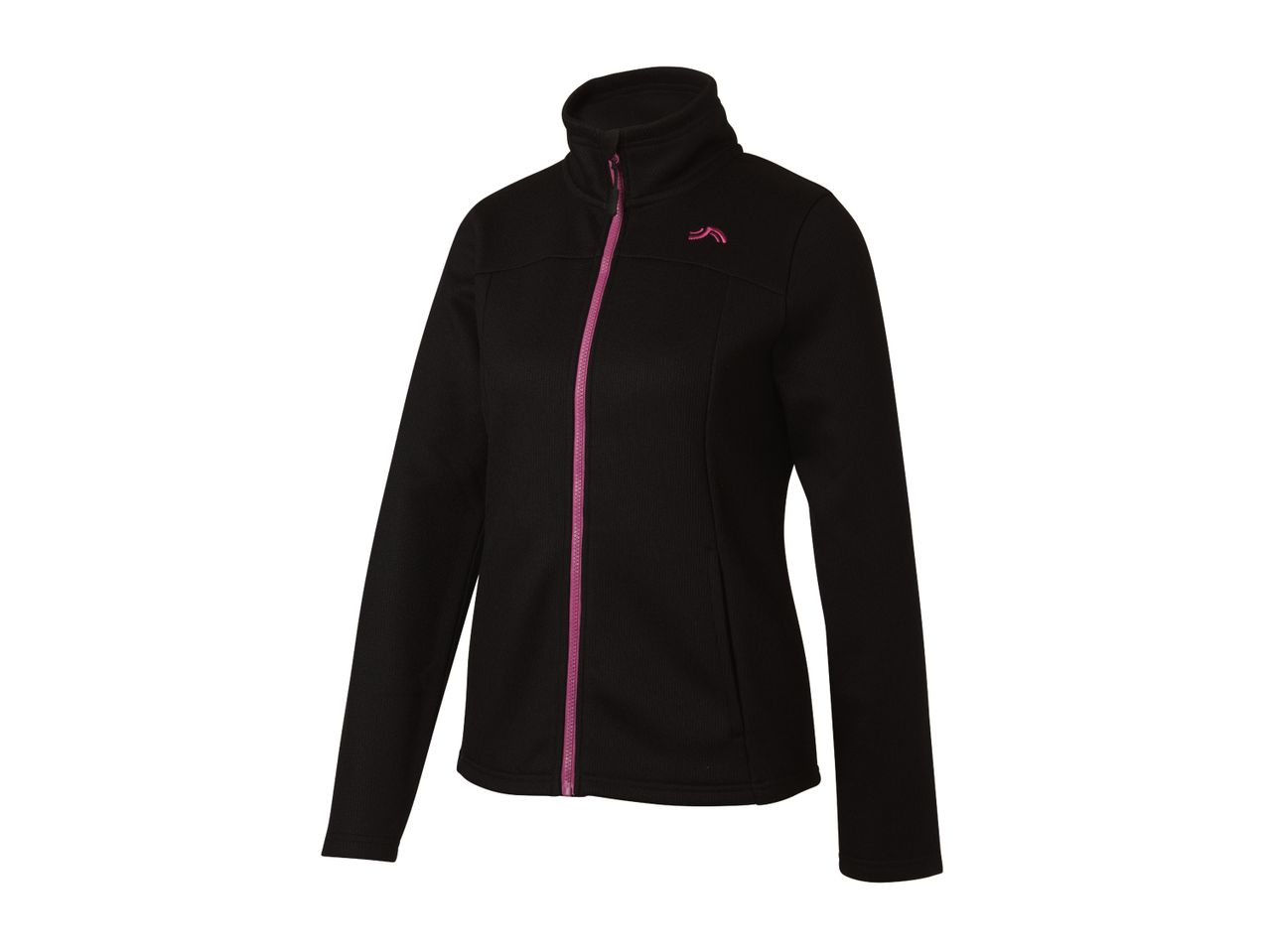 CRIVIT Ladies’ Black Knitted Fleece Jacket