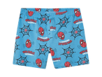 Μπλε σορτσάκια για αγόρια με σχέδιο Spider-Man.