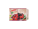 Fresbona Bio gemengde bessen: frambozen, aardbeien, bosbessen.