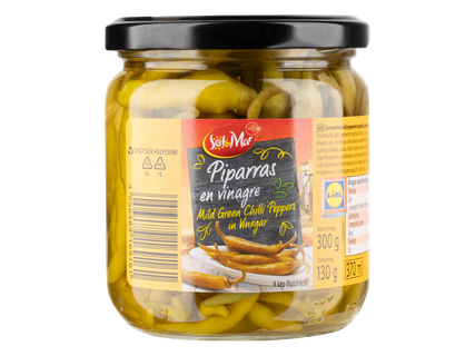 Savanyított zöld pepperóni paprika*