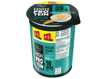 High protein grízpuding