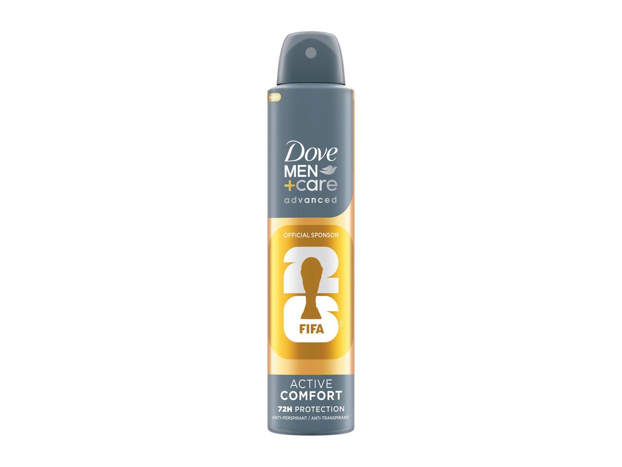 Deodorant spray pentru bărbați, cu protecție 72H, ediție specială FIFA.