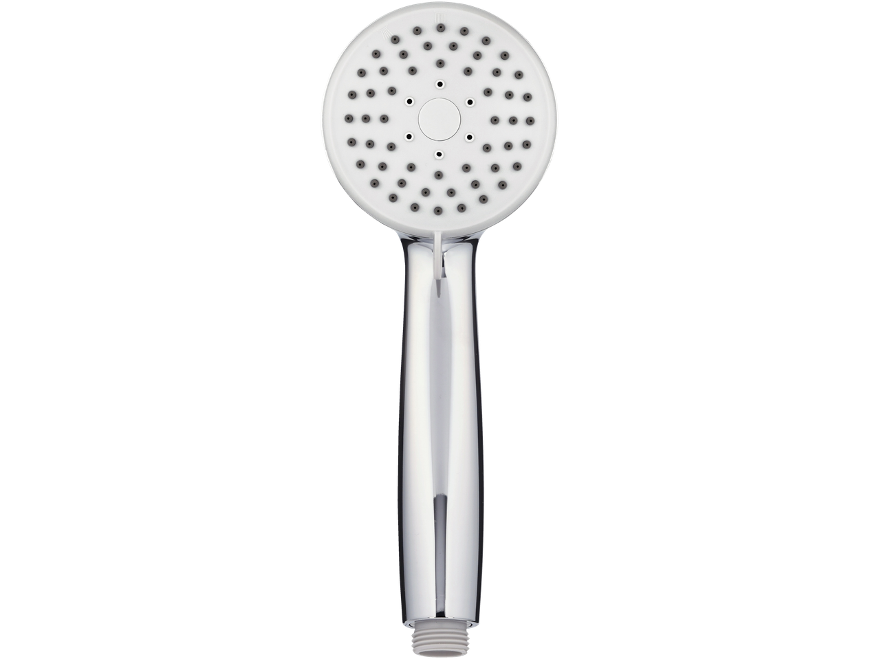 Livarno handdouche met chromen handvat en witte douchekop.