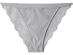 Cuecas de biquíni Esmara brancas de renda