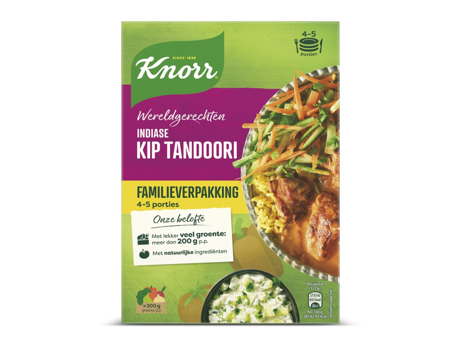 Knorr Wereldgerechten Indiase kip tandoori XL
