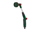 Garden watering spray gun with multiple spray settings.