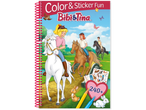 Bibi&Tina coloring and sticker book with horses: 240+ stickers.
