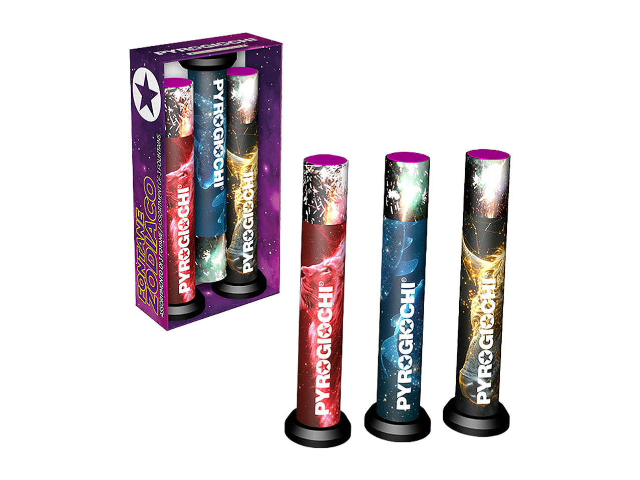 Fontana “ZODIACO”, 3 pezzi