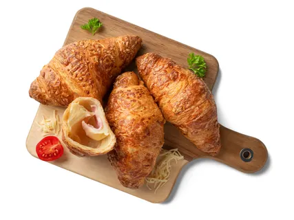 Sajtos-sonkás croissant