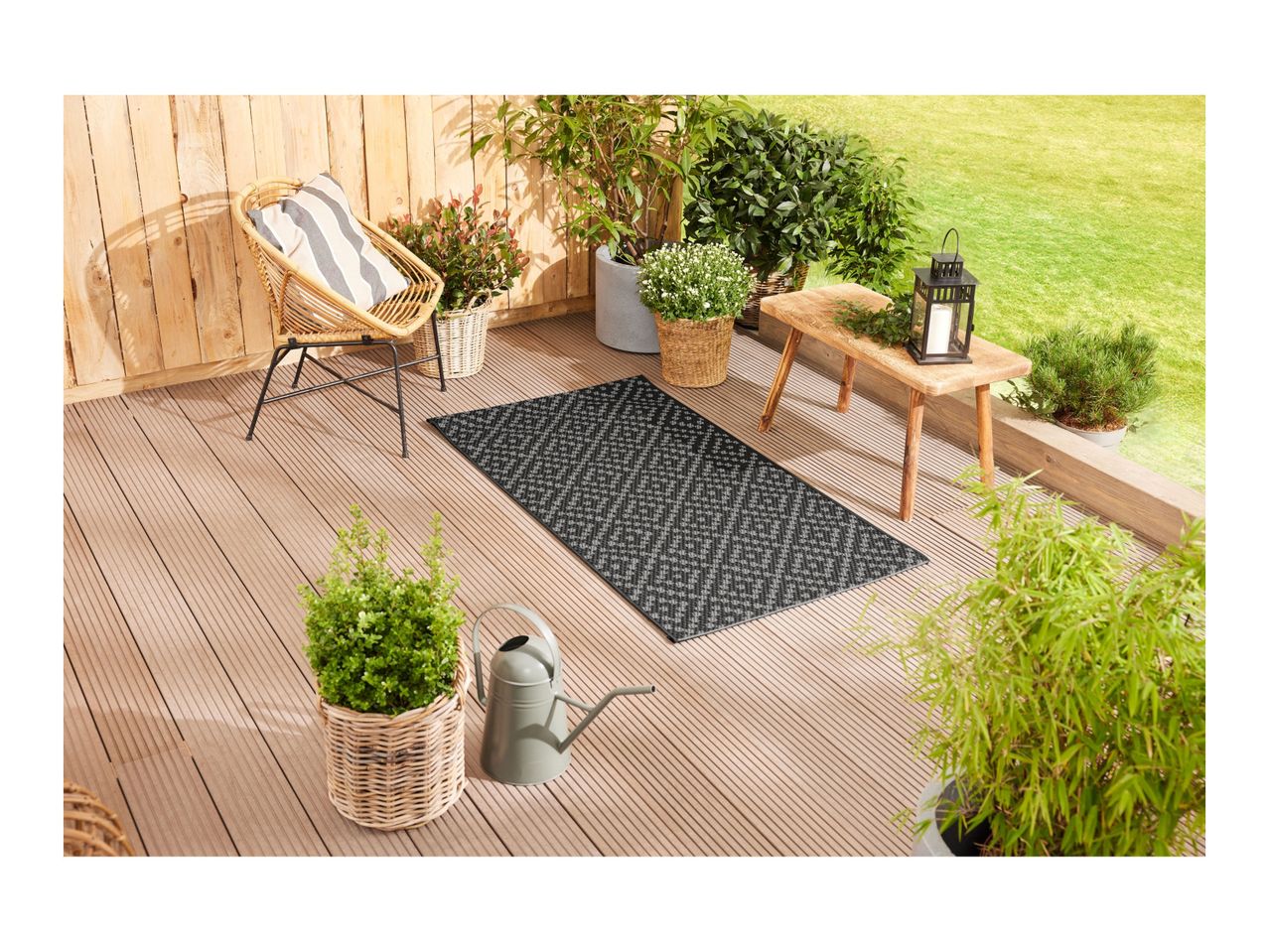 Go to full screen view: Livarno Home Outdoor Rug - Image 4