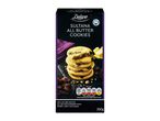 Deluxe cookies: all-butter cookies with sultanas.