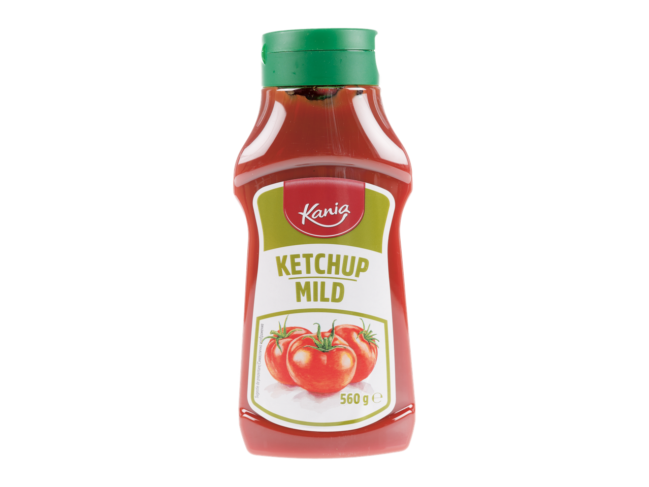 Sticla de ketchup Kanig Mild de 560g.