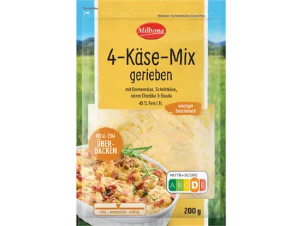Milbona 4-Käse-Mix