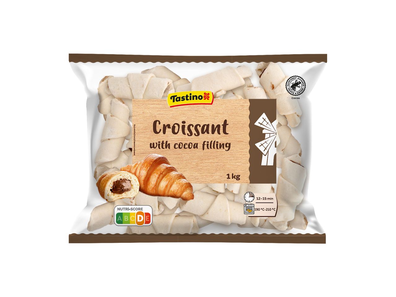 Pakovanje Tastino kroasana sa kakao punjenjem (1kg).
