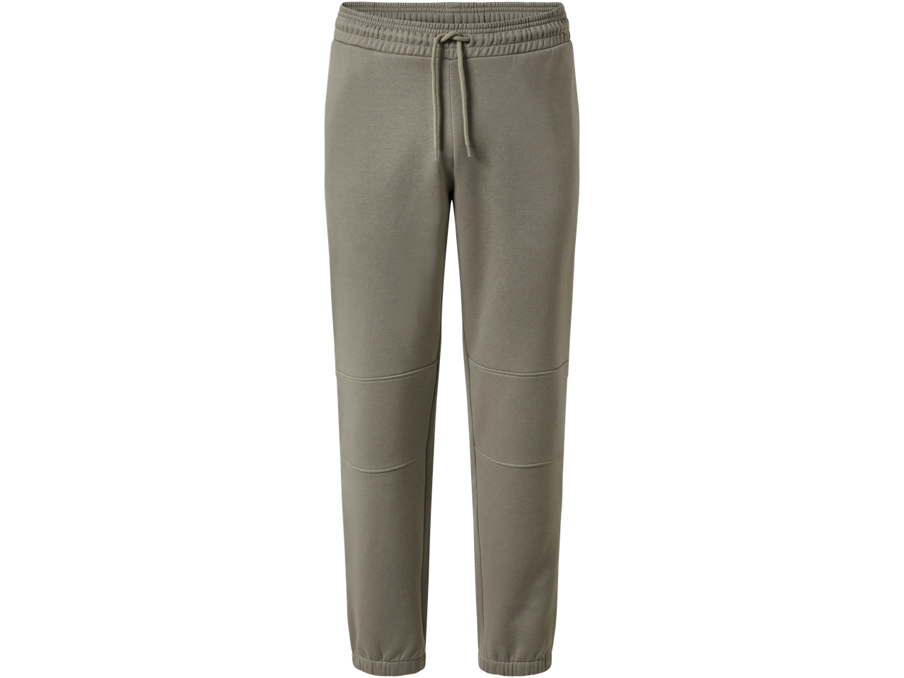 Oliva gröna joggingbyxor med dragsko.