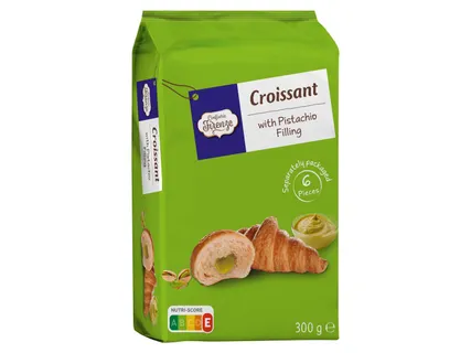 Croissant pisztáciakrémmel töltve