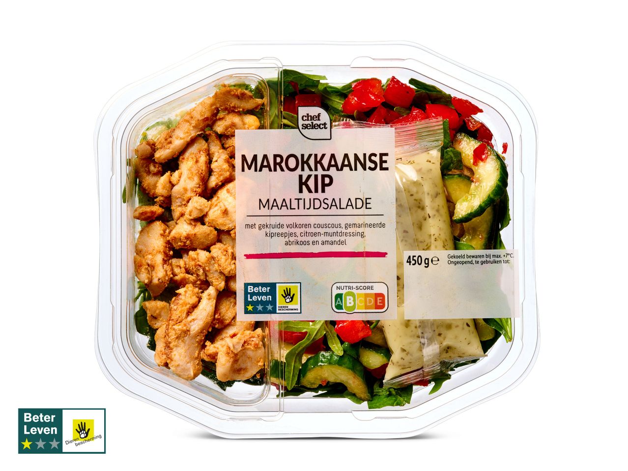 Ga naar volledige schermweergave: Maaltijdsalade Marokkaanse kip - afbeelding 1
