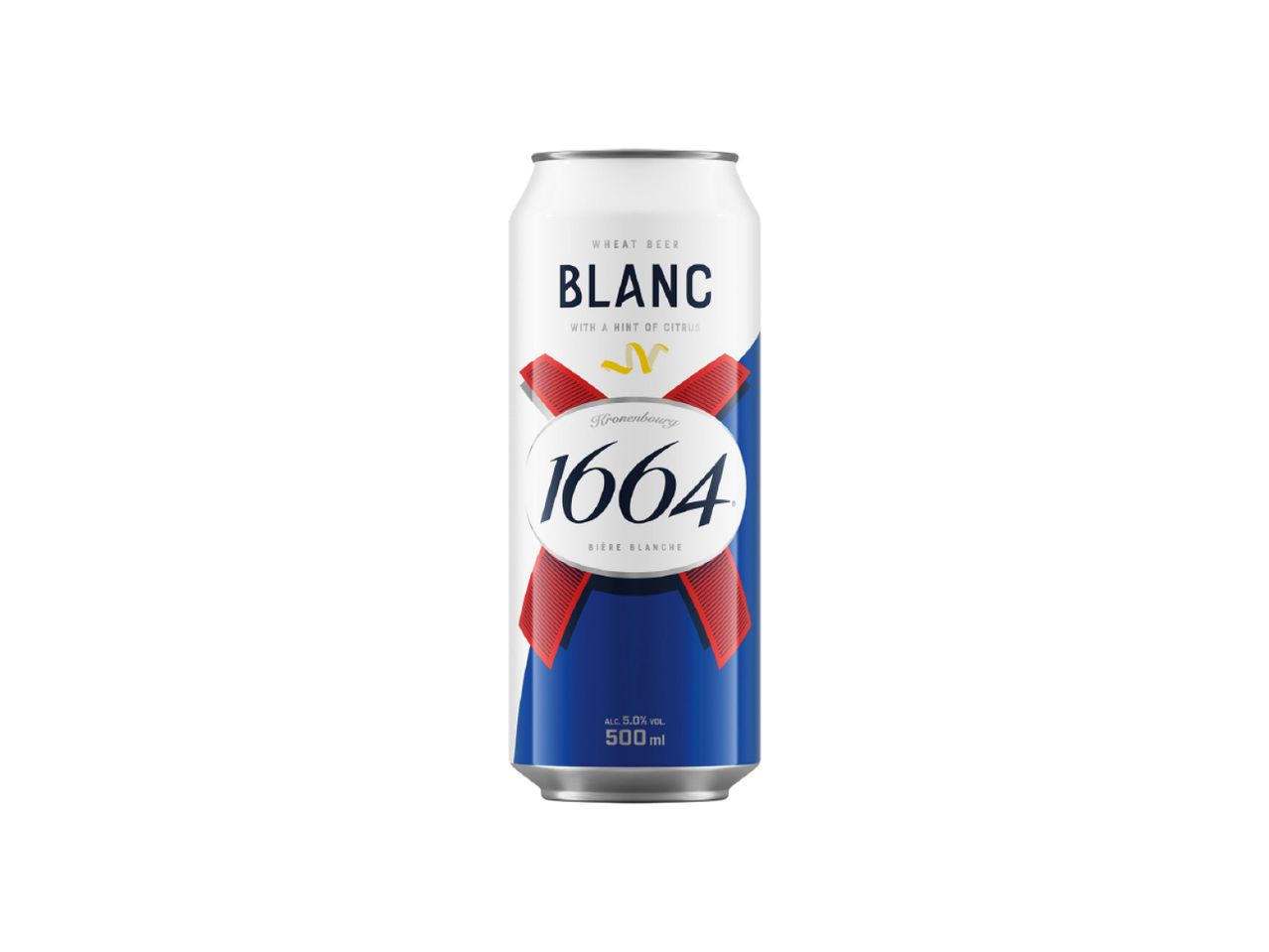 Konzerva Kronenbourg 1664 Blanc piva od pšenice.