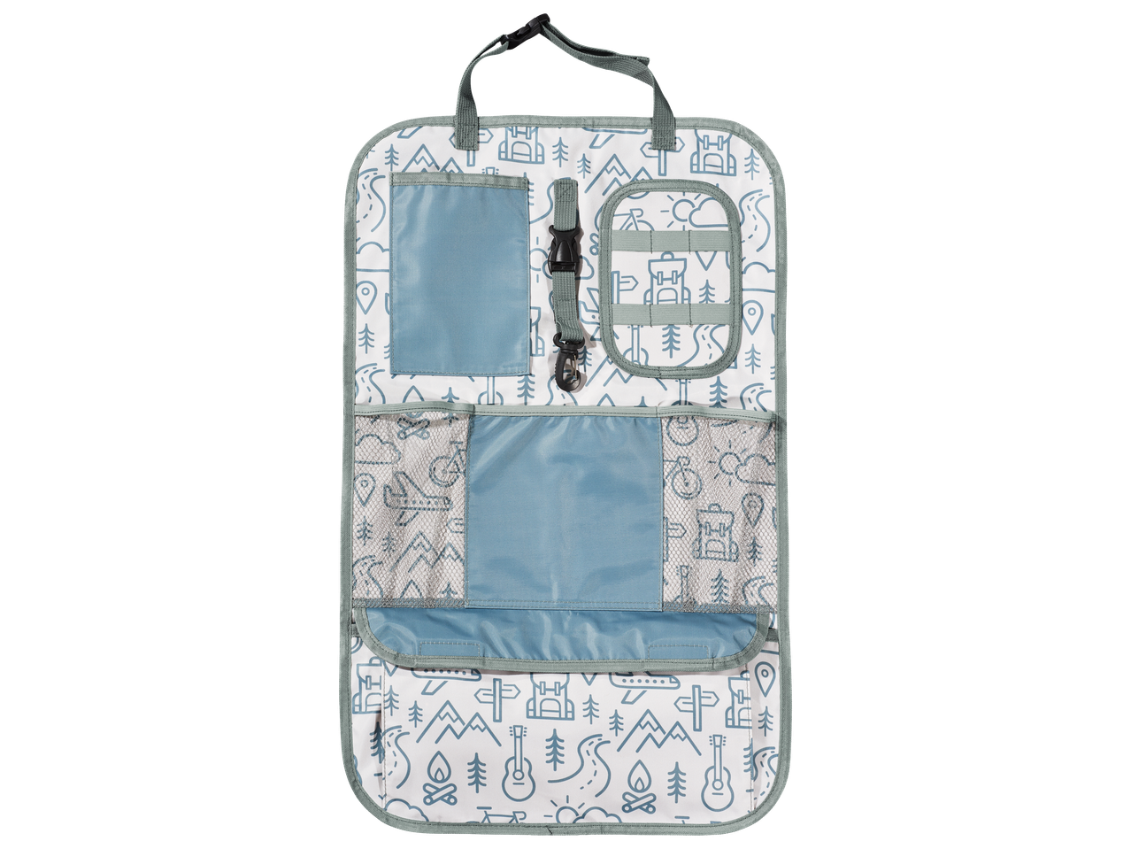 ULTIMATE SPEED autoistme korraldaja taskute ja matkamustriga.