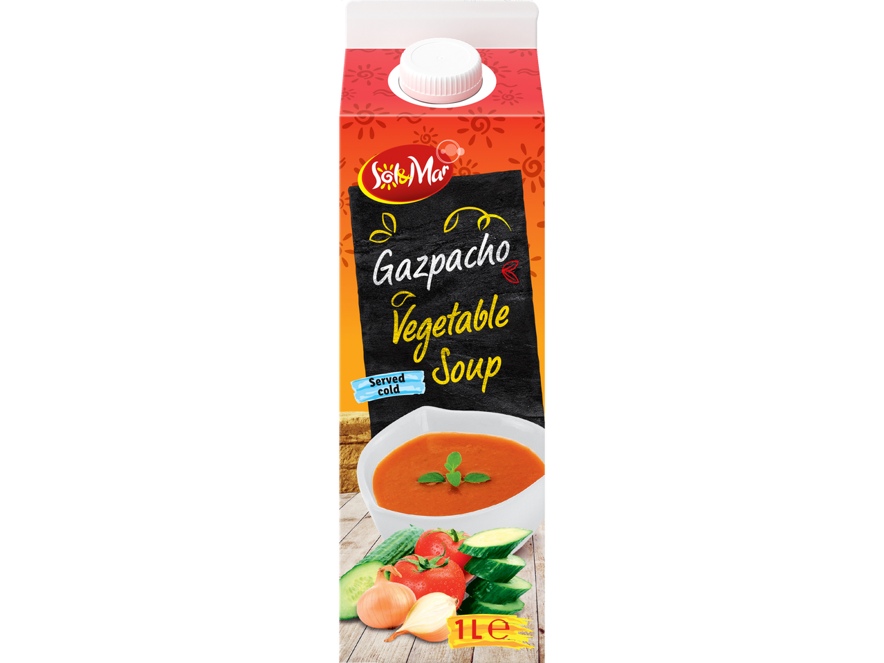 Sol&Mar Gazpacho, koude groentesoep.
