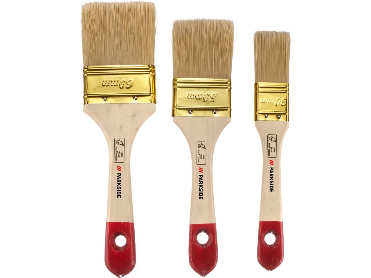 Parkside četke za farbanje: 60, 50 i 30 mm.