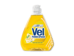Gul opvaskemiddel med citronduft, der fjerner genstridigt fedt og virker i koldt vand.