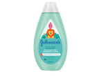 Shampoo Johnson's para crianças, fácil de pentear.