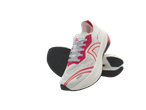 CRIVIT Ladies' Running Shoes in white and pink, with black and white laces.