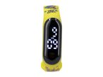 Yellow Paw Patrol kids' digital watch with LED display.