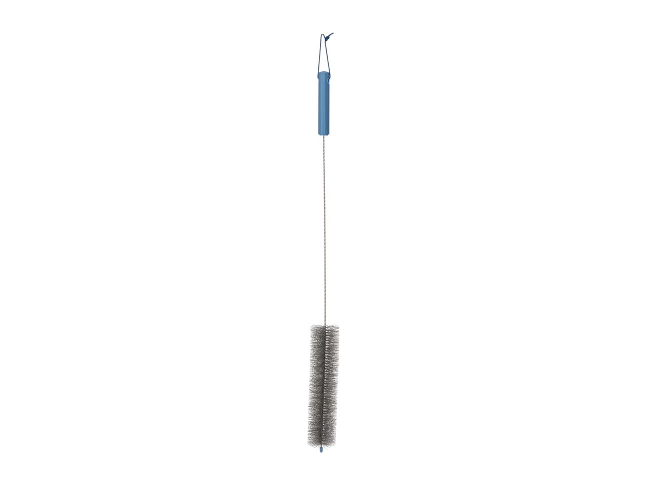 A long-handled bottle brush for cleaning.