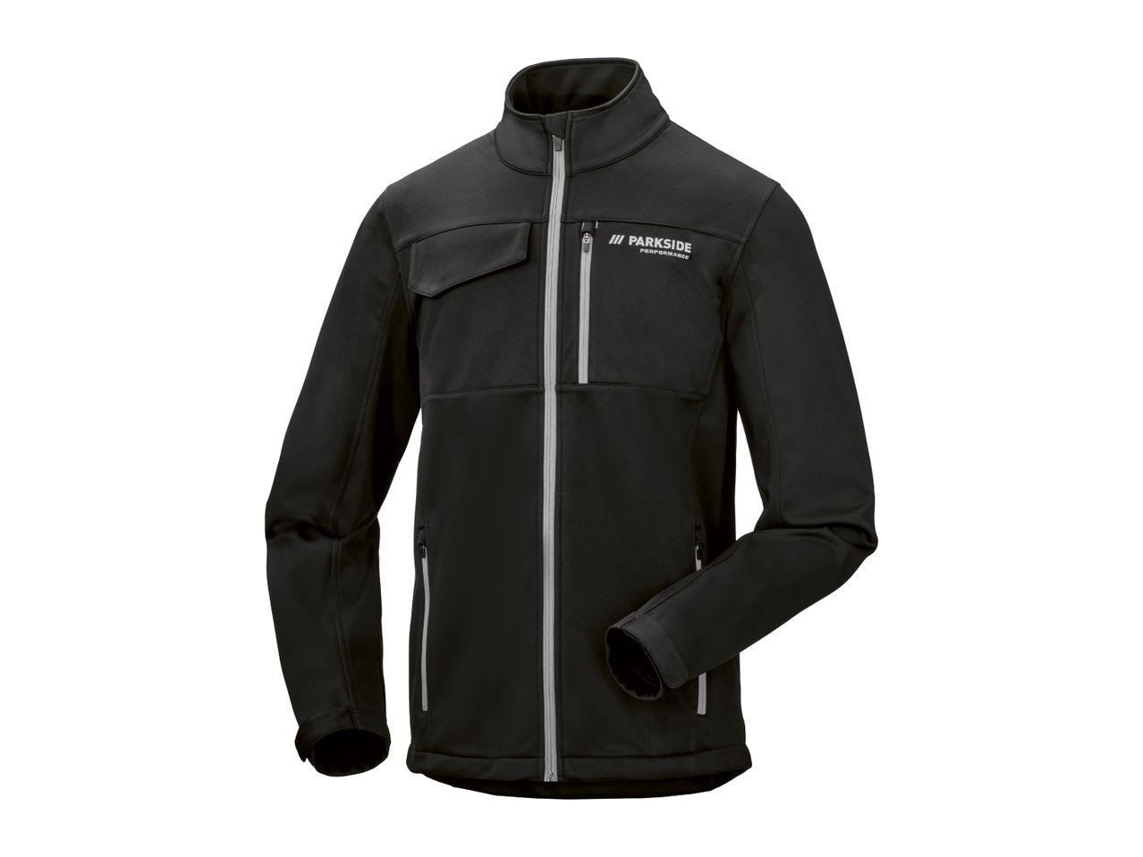Parkside Performance Men’s Black Softshell Work Jacket