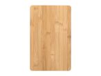 Rectangular bamboo cutting board with rounded corners