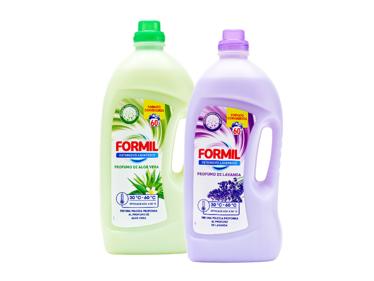 Detersivo lavatrice aloe o lavanda