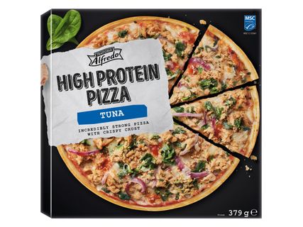 High protein pizza