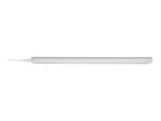 White LED under cabinet light with a power cord on a white background