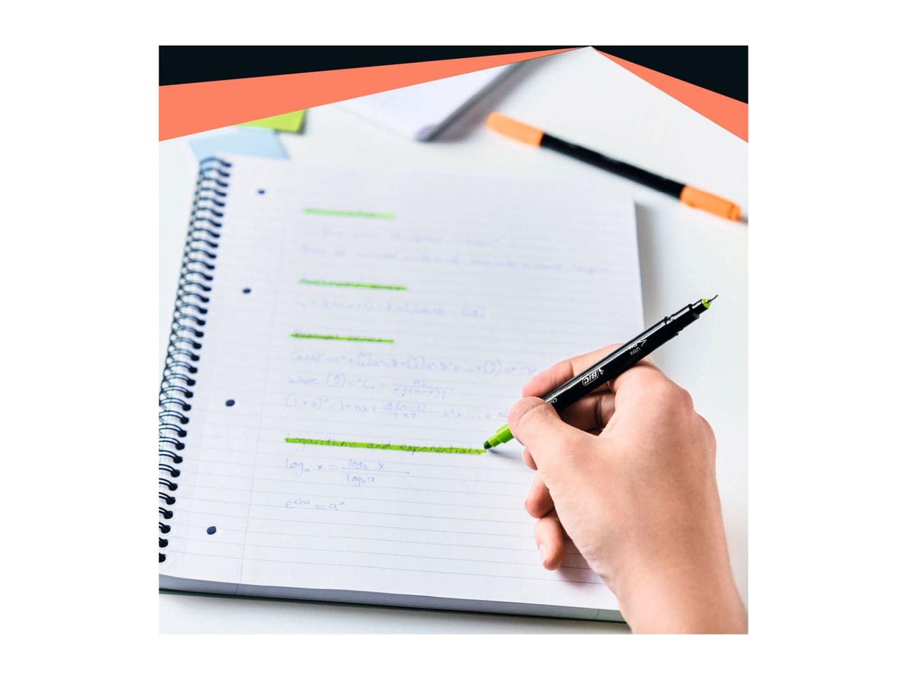 Go to full screen view: BIC Dual Tip Felt Pens - 6 pack - Image 12