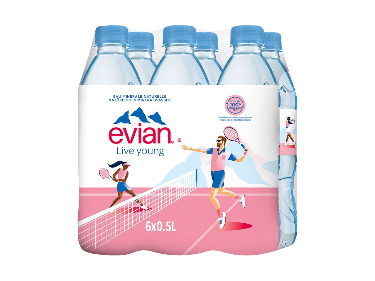 Vai alla vista a schermo intero: Acqua minerale Evian - immagine 1