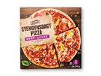 Alfredo stenovnsbagt Meat Lover pizza-pakke med to pizzaer.