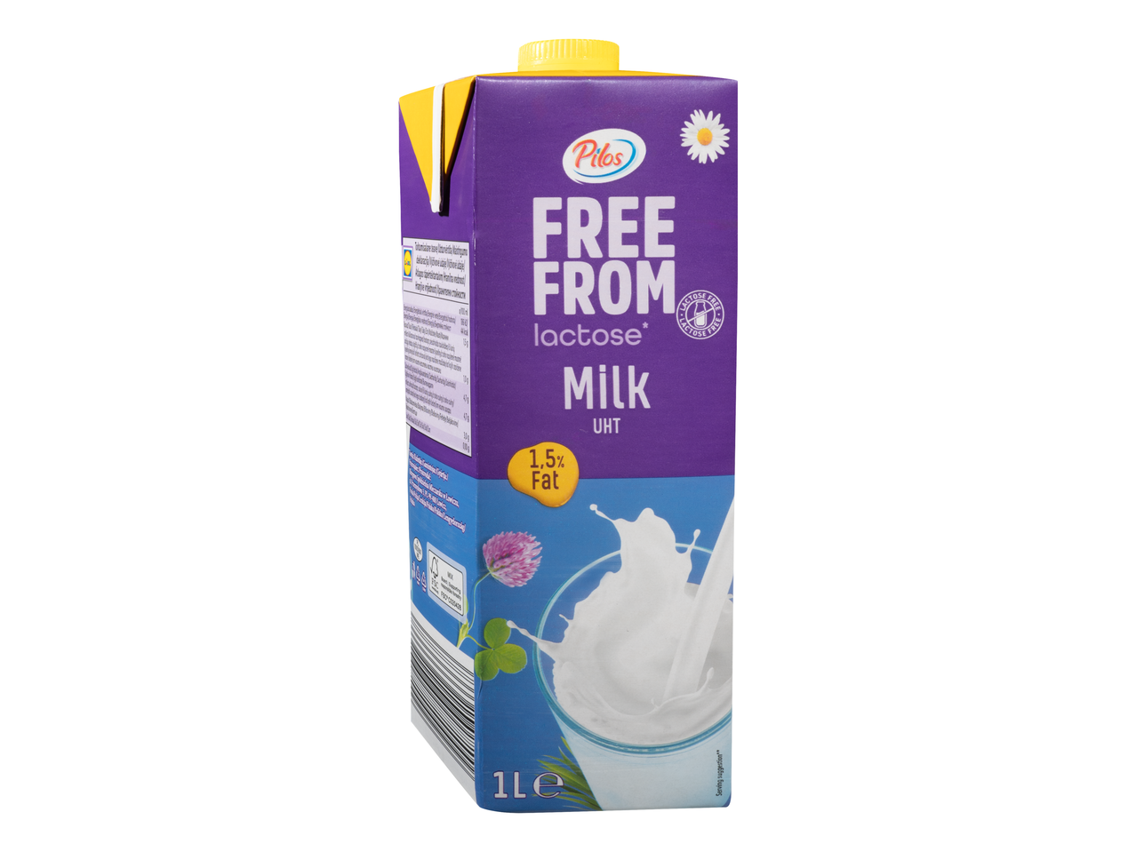 Pilaos laktózmentes tej, 1,5% zsír.