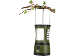 Lanterna LED Crivit, verde-oliva, com gancho para pendurar.