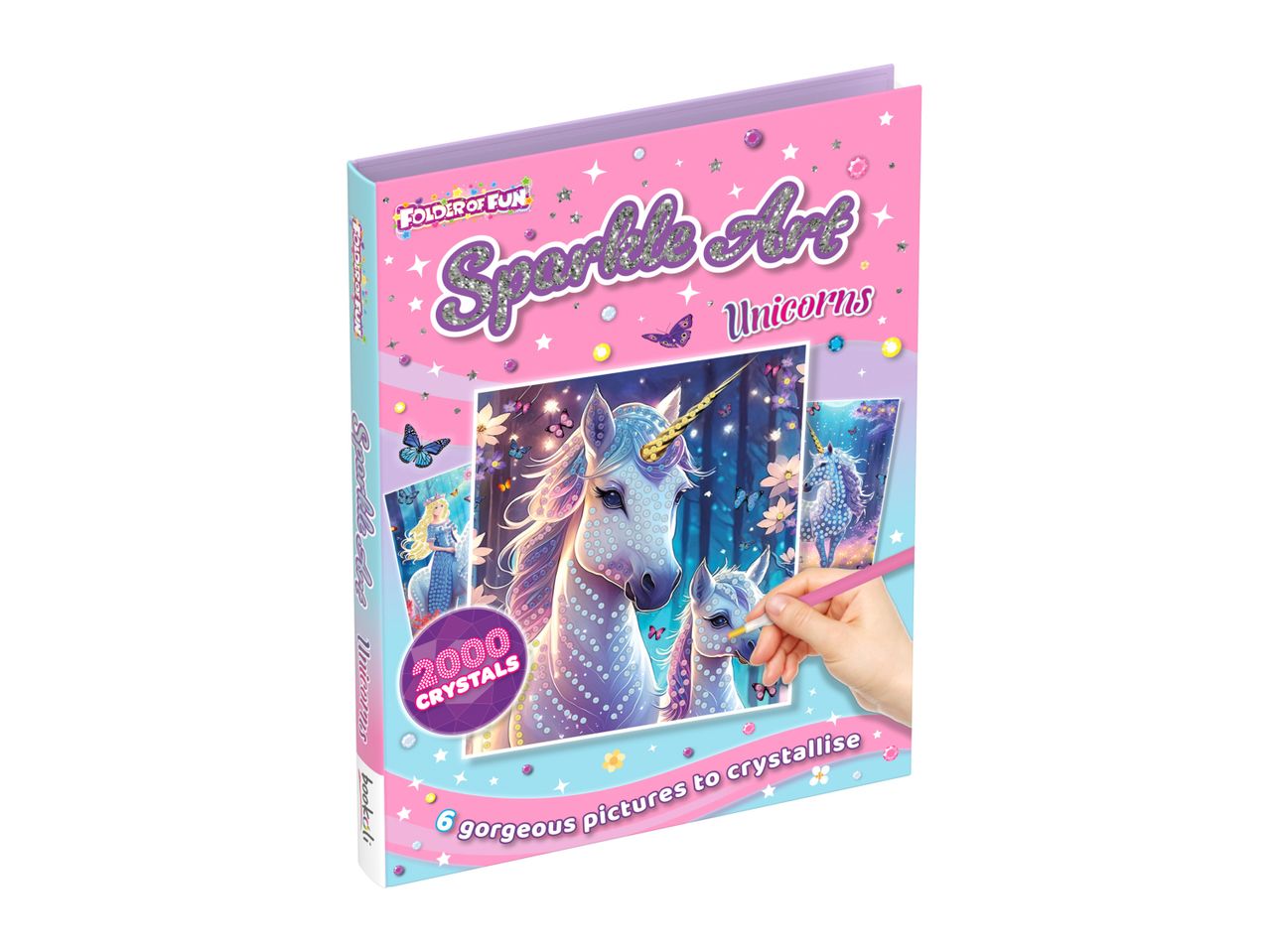 Sparkle Art Unicorn painting kit for kids.