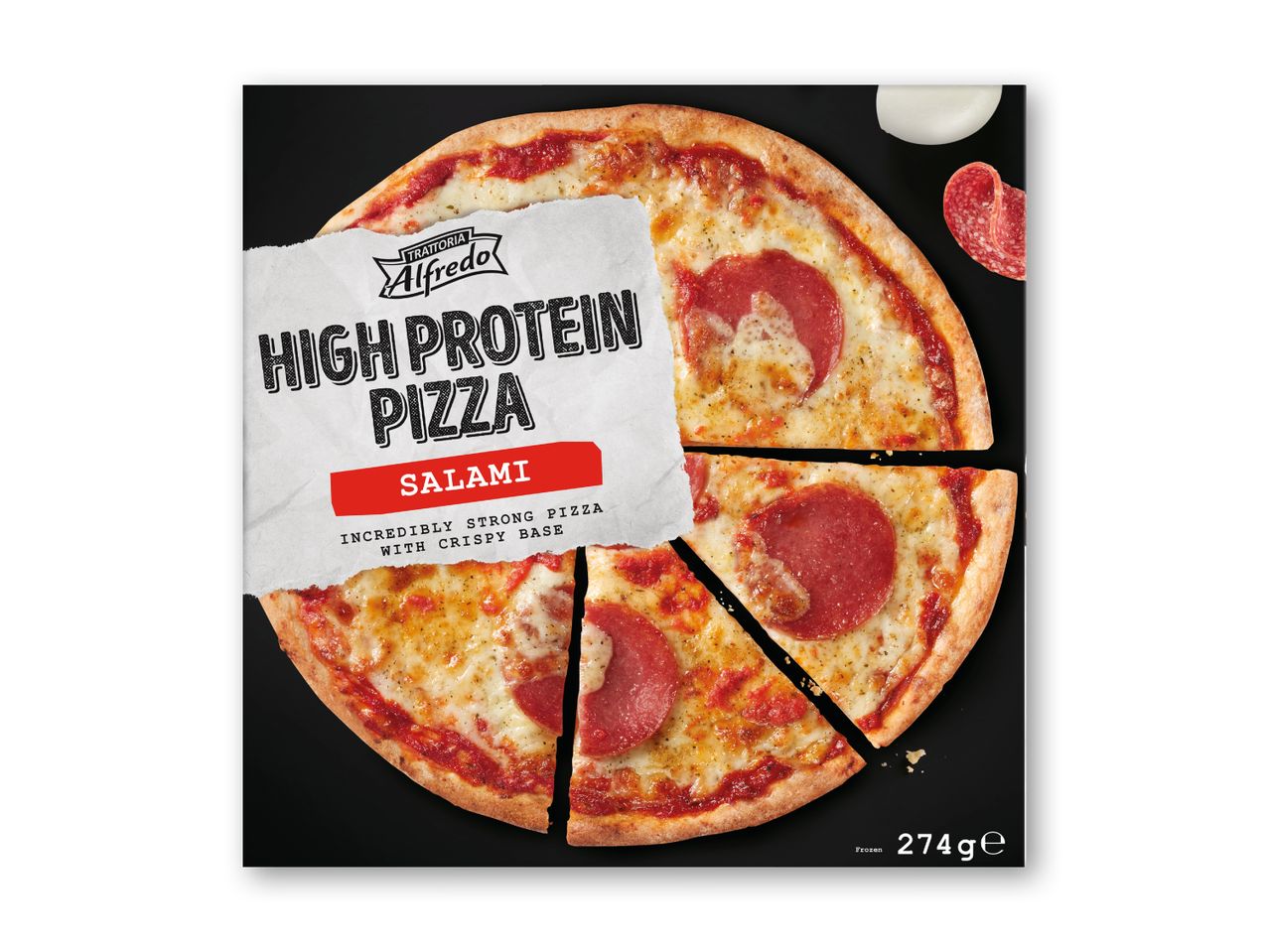 Trattoria Alfredo High Protein Pizza Salami, 274g
