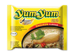 Instant nudler med kyllingesmag, 60g pakke, halal.