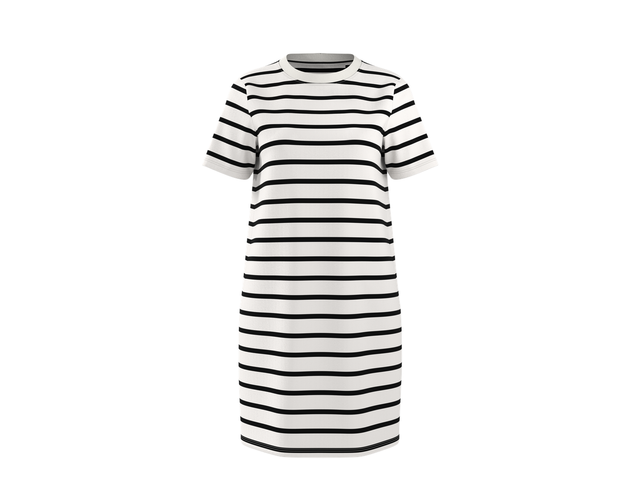 ESMARA crno-bijela prugasta haljina