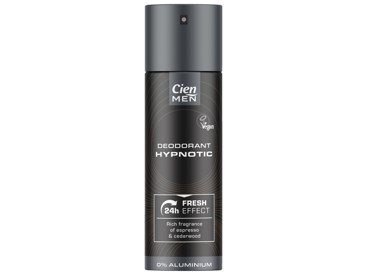 Deodorant Cien Men Hypnotic spray, vegan, efect 24h.